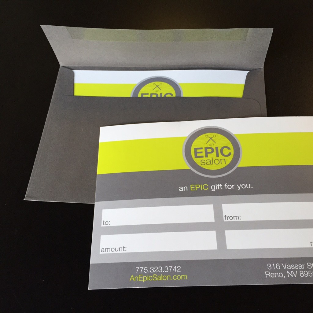 epic gift card - 509 Creative Inc